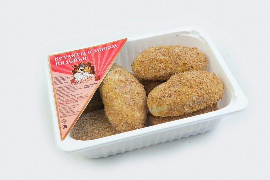 Котлеты из мяса индейки