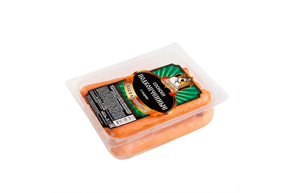Сосиски «Подкопченные с сыром»